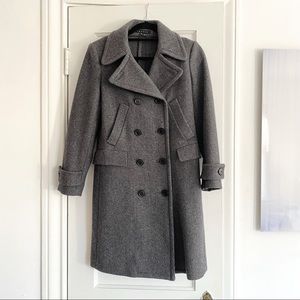 THEORY Double Breasted Wool Peacoat S/P